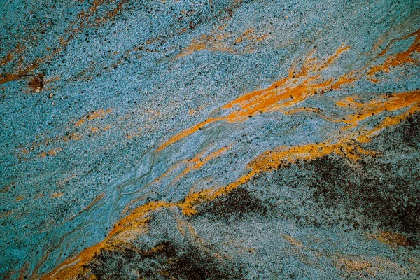 カオリン鉱山のアブストラクトカラー砂質 — ストック写真