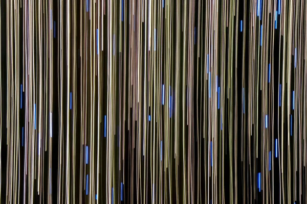 Abstrakte Defokussierte Bewegung Gebogene Lichter Auf Dunklem Hintergrund — Stockfoto