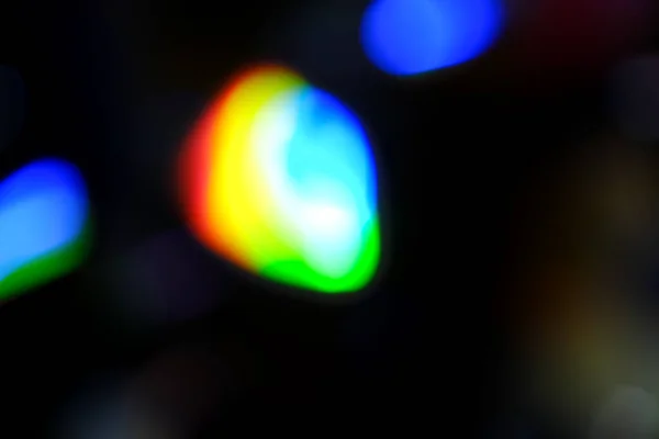 背景の暗い部分に集光した運動光 — ストック写真