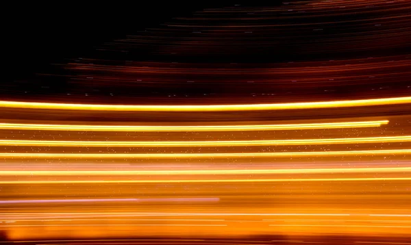 Abstrakte Lichtspuren Auf Dem Dunklen Hintergrund — Stockfoto