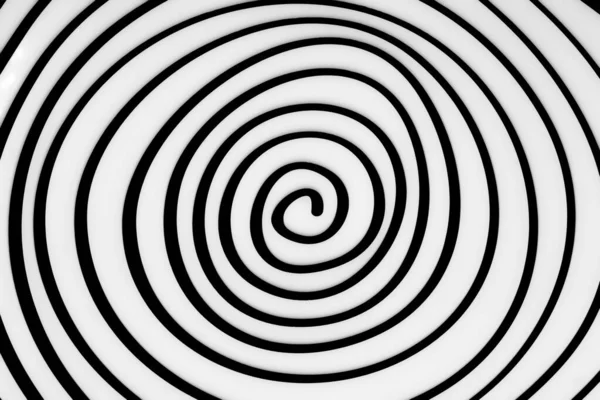 Ilusión Óptica Abstracta Blanca Sobre Negro —  Fotos de Stock