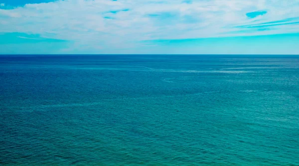 Blue Sea Cloudy Sky — Stock Photo, Image