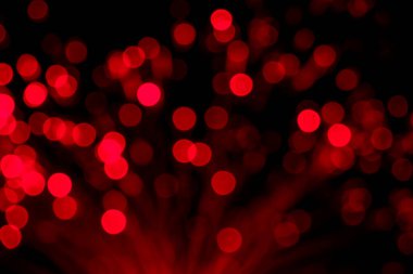 Fiber optik geniş bant teknolojisi konsept bokeh arka plan bulanık.