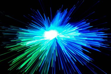 optik fiber ışık patlaması etkisi, hareket bulanıklığı
