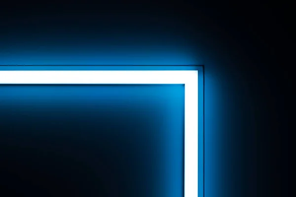 Siyah Arkaplanda Neon Işıkları — Stok fotoğraf