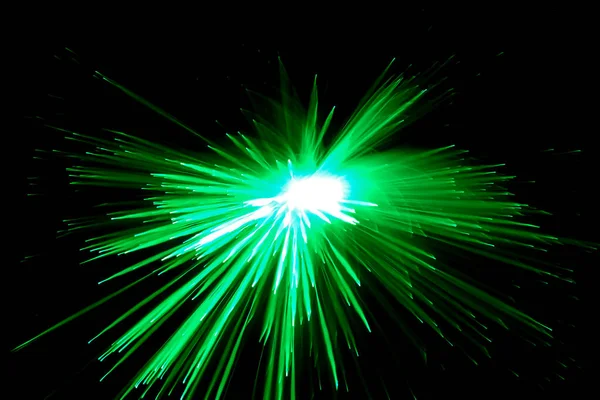 Optické Vlákno Světlo Výbuch Efekt Pohyb Rozmazání — Stock fotografie