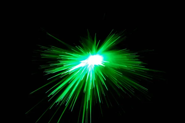 Efect Explozie Luminii Din Fibră Optică Estompare Mișcării — Fotografie, imagine de stoc