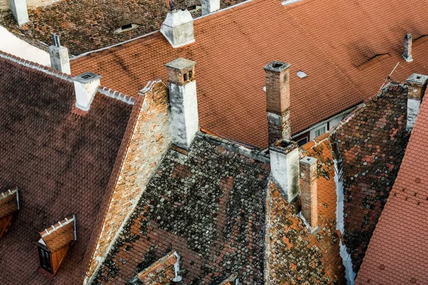 Румынская Керамическая Черепица — стоковое фото