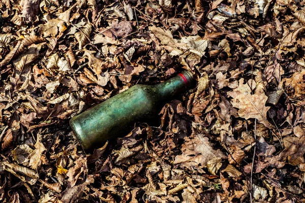 Concepto Contaminación Ambiental Por Productos Vida Humana Basura Residuos Domésticos —  Fotos de Stock