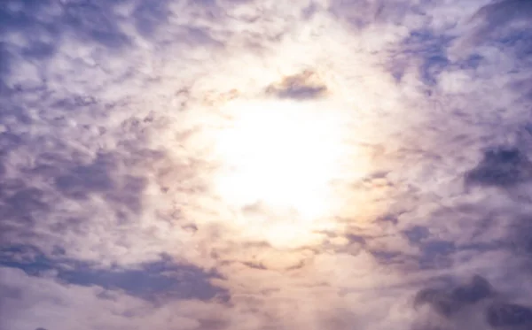 Die Sonne Durch Die Wolken — Stockfoto