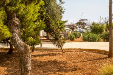 Valletta Malta, 18 Temmuz 2019 eski ve yeni modern binalarla Malta 'nın güzel sokaklarını geziyor.