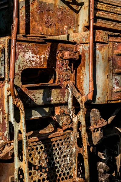 Ville Ruse Bulgarie Octobre 2017 Anciennes Locomotives Wagons Rétro Désaffectés — Photo