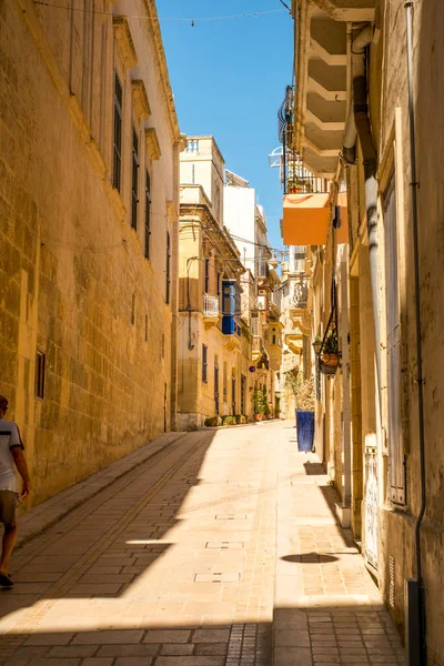 Valletta Malta July 2019 Traveling Beautiful Streets Malta Old Historical — Stock Photo, Image