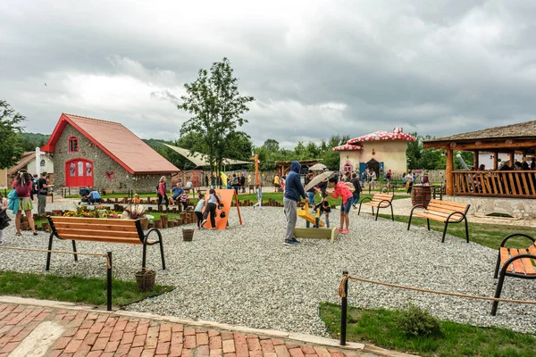 Porumbacu Village Rumänien Juli 2021 Blick Auf Die Geschichte Des — Stockfoto