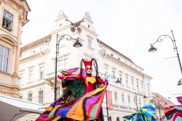 Sibiu City Rumania Agosto 2021 Colores Teatro Pavana Italia Países — Foto de Stock