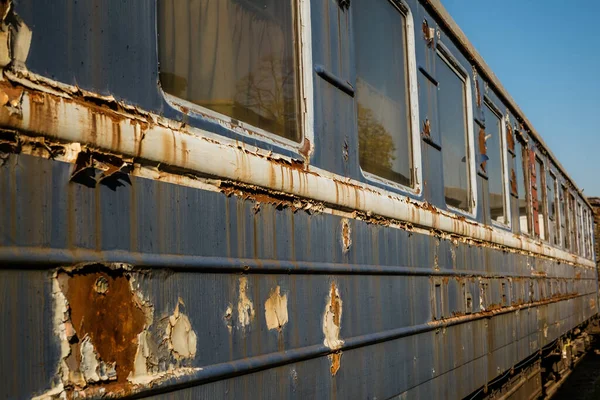 Ruse City Bulgaria October 2017 Old Disused Retro Train Locomotives — Stock Photo, Image