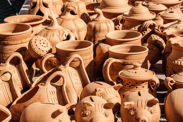 Сибиу Румыния Сентября 2021 Года Традиционный Румынский Рынок Керамики Ручной — стоковое фото