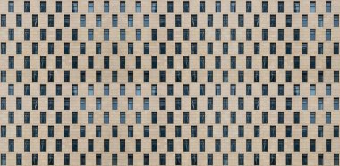 Modern ofis binasının pencereleri. Shanghai, Çin 'de cam bina gökdeleni dokusu