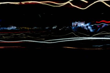 Karanlıkta soyut ışık yolları, soyut ışık izi teknikleri