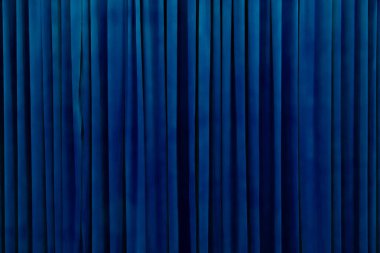 Tiyatral mavi kadife perde arkaplanı