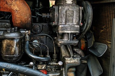 Kirli bir dizel motorun ayrıntıları