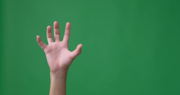 爪のジェスチャーを作る手 — ストック動画