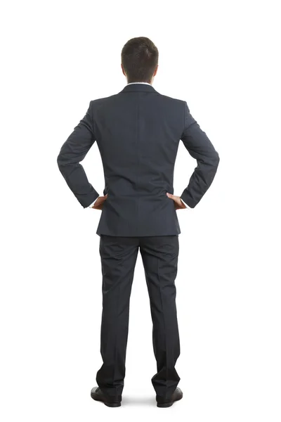 Man in formal wear over white — Stock Photo, Image