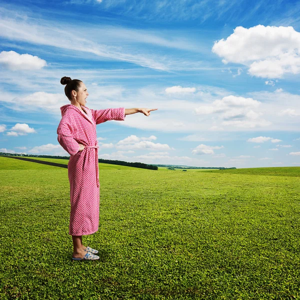 Wife screaming — Stock Photo, Image