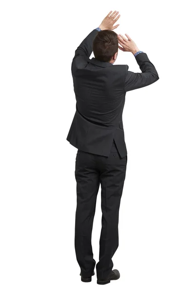 Man in black suit — Stock Photo, Image