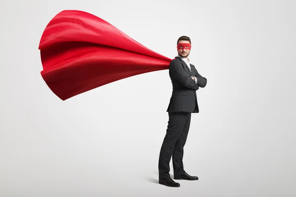 Man dressed as a superhero — Stock Photo, Image