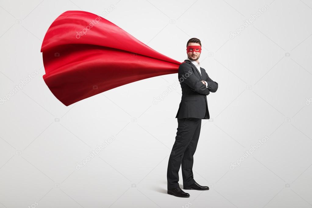 man dressed as a superhero
