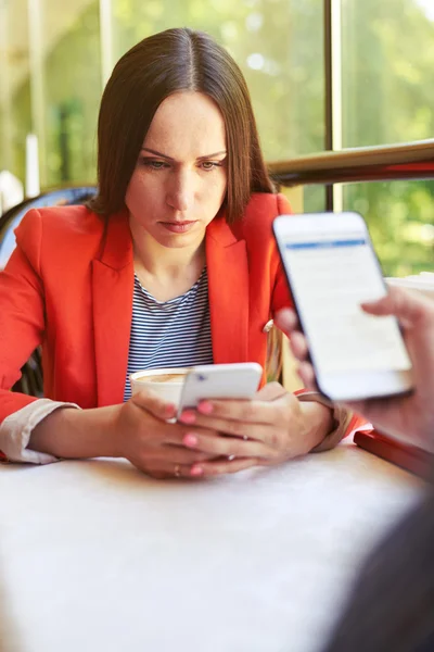 Smartphone addiction — Stock Photo, Image