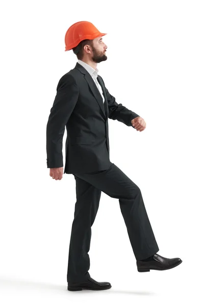 Man doing one step — Stock Photo, Image