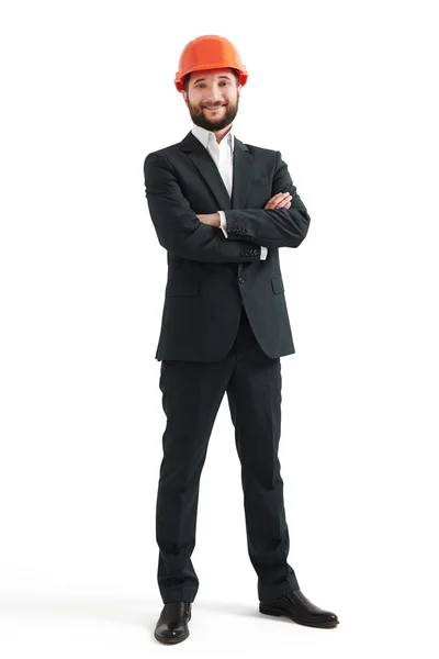 Hombre sonriente en ropa formal — Foto de Stock