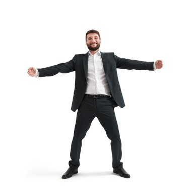 sman stretched his hands