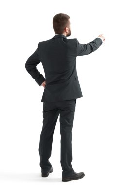 adam formal giyim işaret parmağı