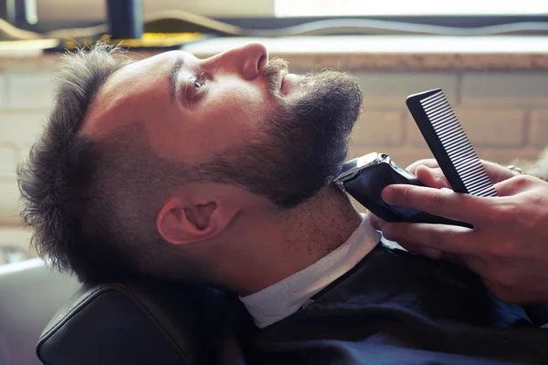 Sideview portrait of handsome man — Stock Photo, Image