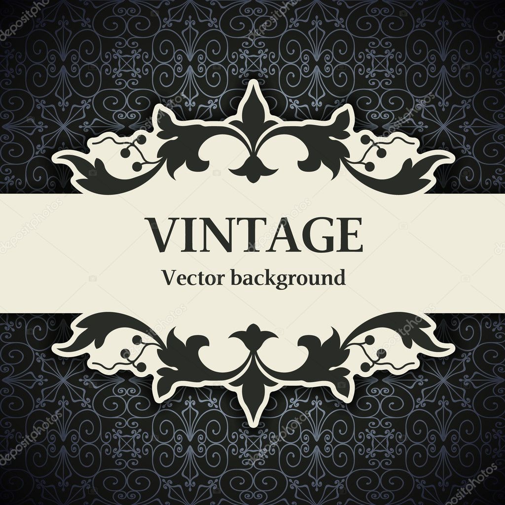 Background with vintage style