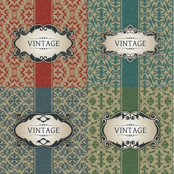 Vintage frames — Stockvector