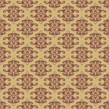 Vintage kahverengi seamless modeli