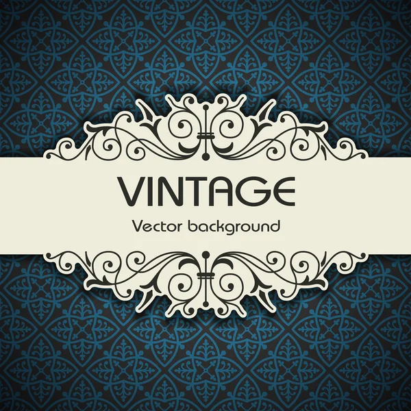 Vintage frame background — Stock Vector