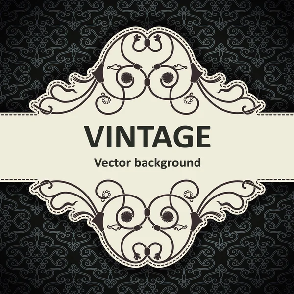 Fondo marco Vintage — Vector de stock