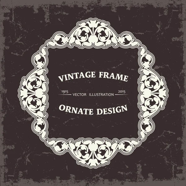 Cadre dans un style vintage — Image vectorielle