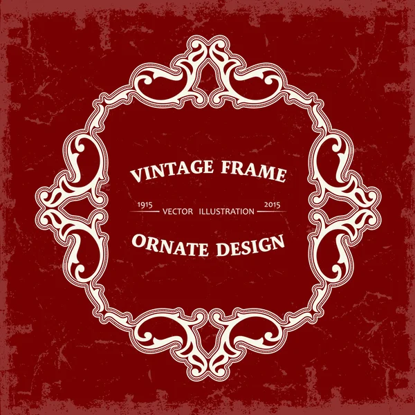 Frame in vintage stijl — Stockvector