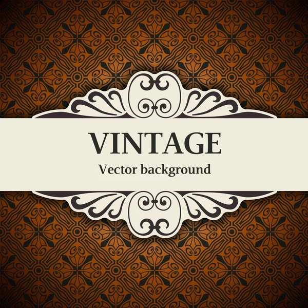 Vintage fond élégant . — Image vectorielle