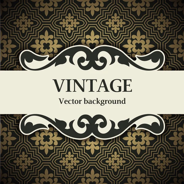 Vintage elegante sfondo . — Vettoriale Stock