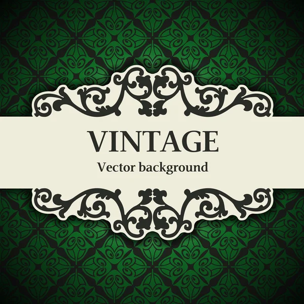 Ornamento vintage decorativo — Vetor de Stock