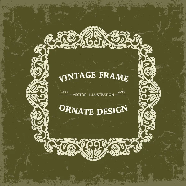 Frame in vintage stijl — Stockvector