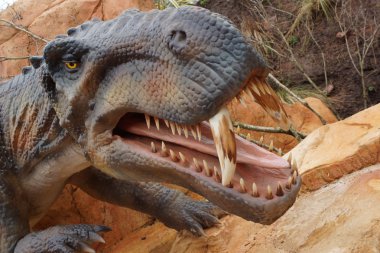 Büyük bir Gorgonops torvus