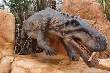 Büyük bir Gorgonops torvus
